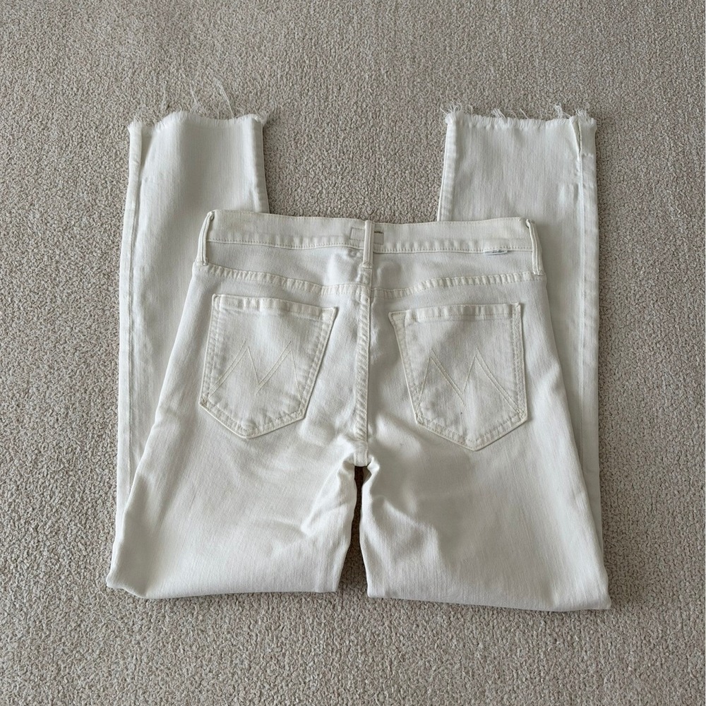MOTHER The Rascal Ankle Snippet Jeans in size 26 in Whipping the Cream - Picture 2 of 7